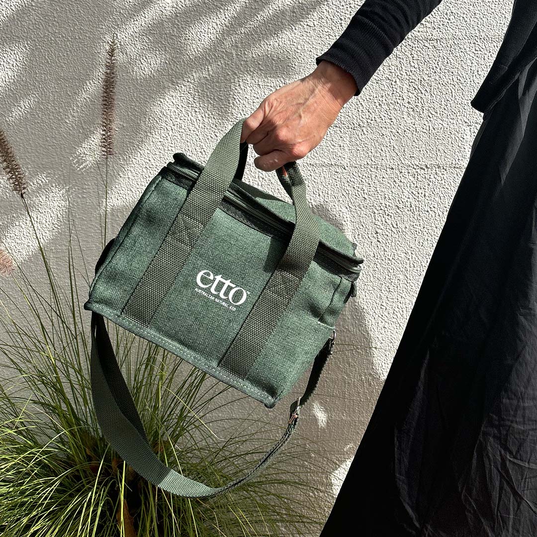 Natural Jute Cooler Bag & Freezer Pack