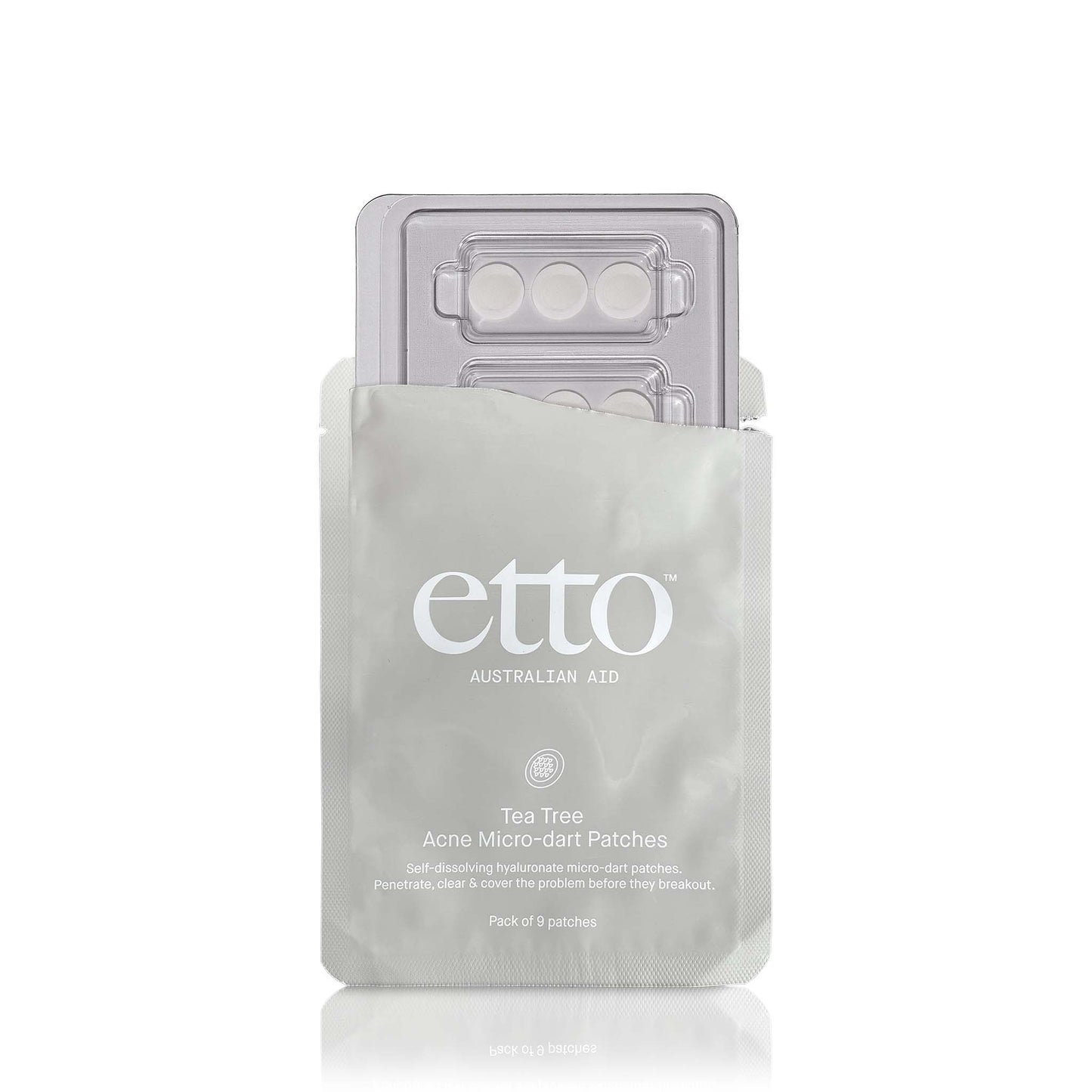 Acne Micro-dart Patches, with Terpinen-4-ol, Hyaluronate & Salicylic acid