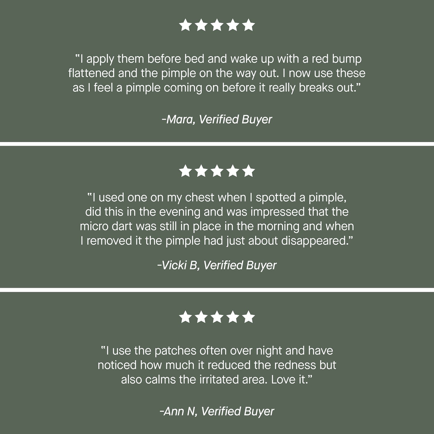 Acne Micro-dart Patches, with Terpinen-4-ol, Hyaluronate & Salicylic acid