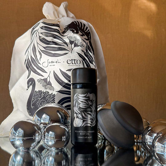 ETTO X Sodashi Nourishing Body Vitamin Oil | Smooth & Glowing Skin, *Limited Edition*