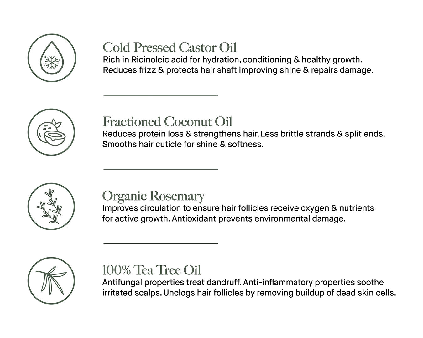 The Healthy Hair & Scalp Oil | Organic Rosemary & Coconut, Stronger, Thicker, Shinier Hair