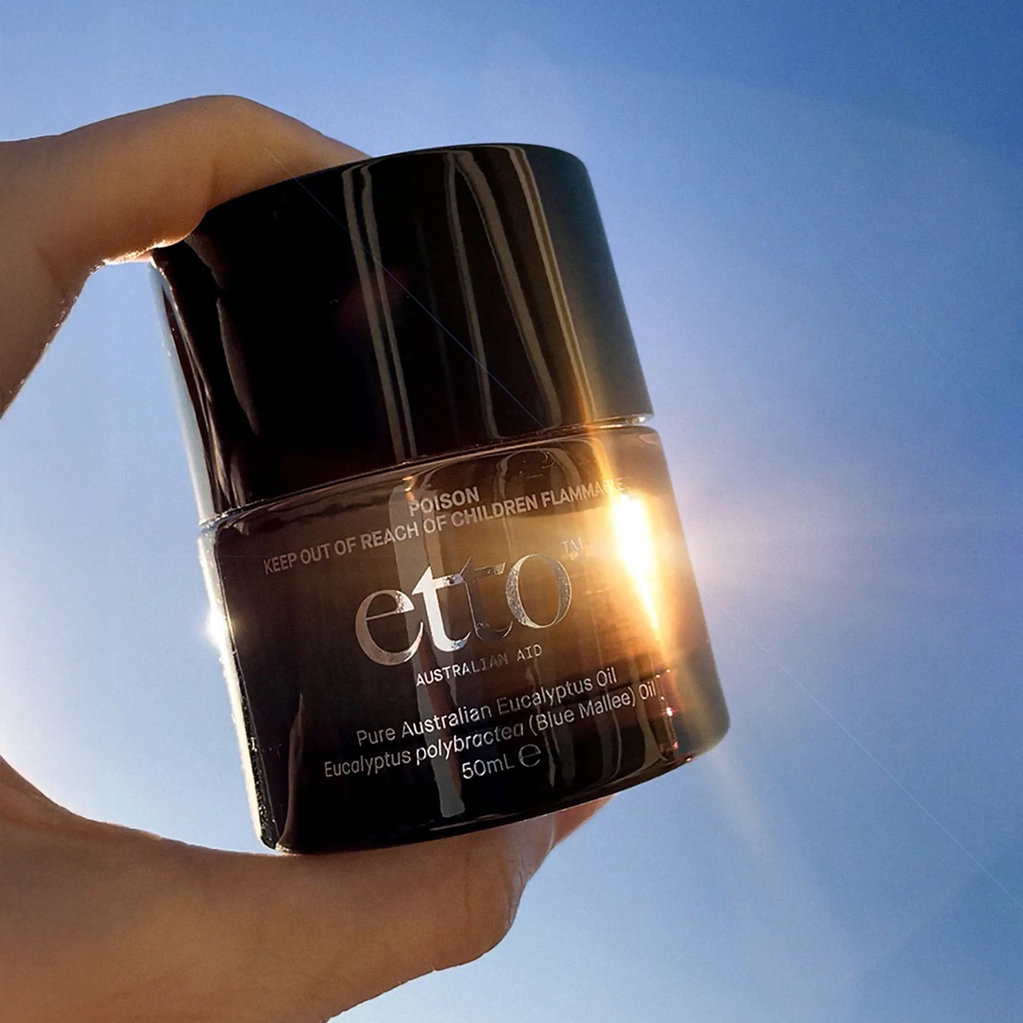 100% Blue Mallee Eucalyptus Oil, Deluxe Size 50ml, Pure, Potent & Australian Grown