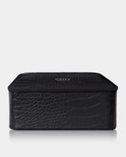 Vegan Leather Crocodile Embossed Vanity Case