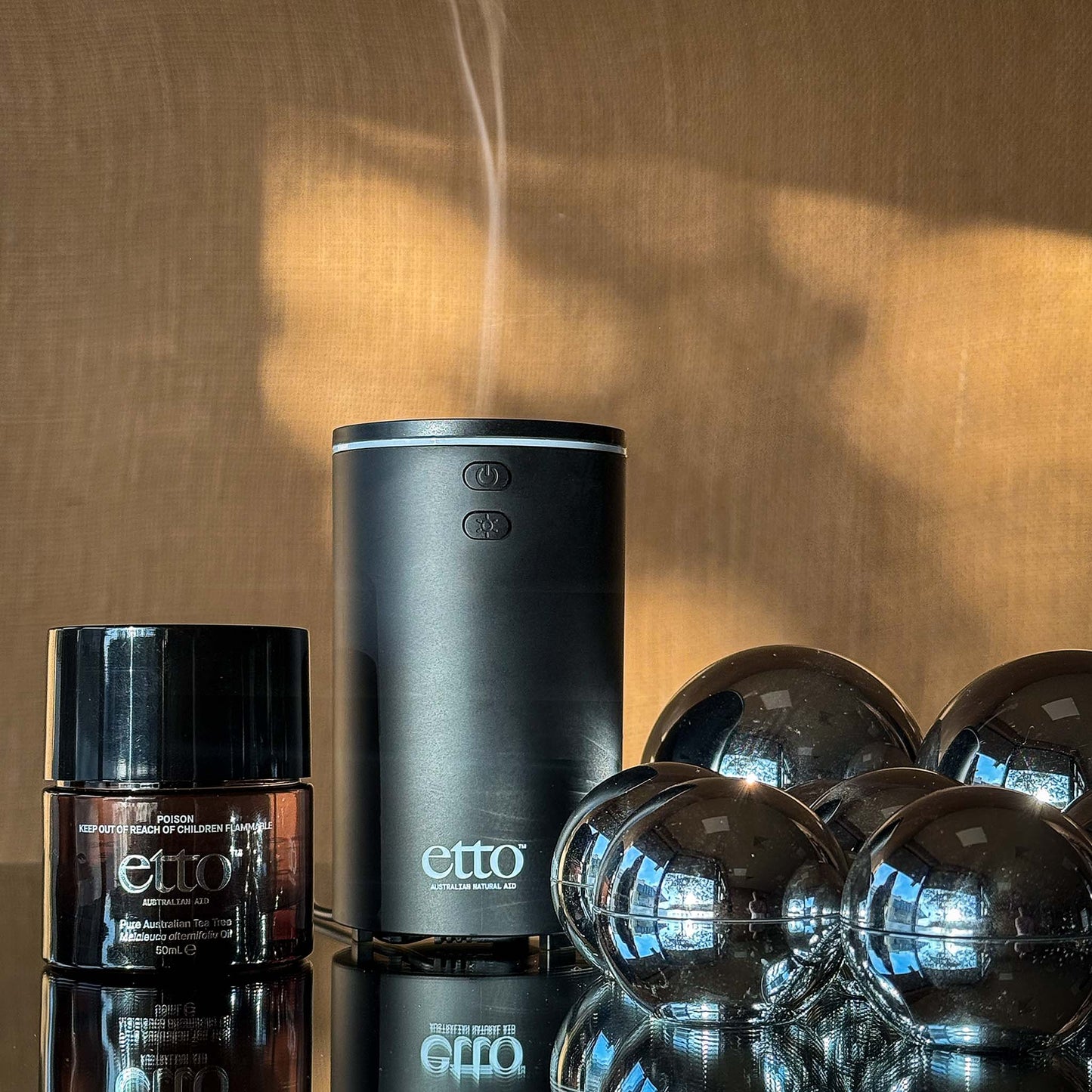 The Ultrasonic Diffuser, Pure Oil Mist for Your Home & Senses