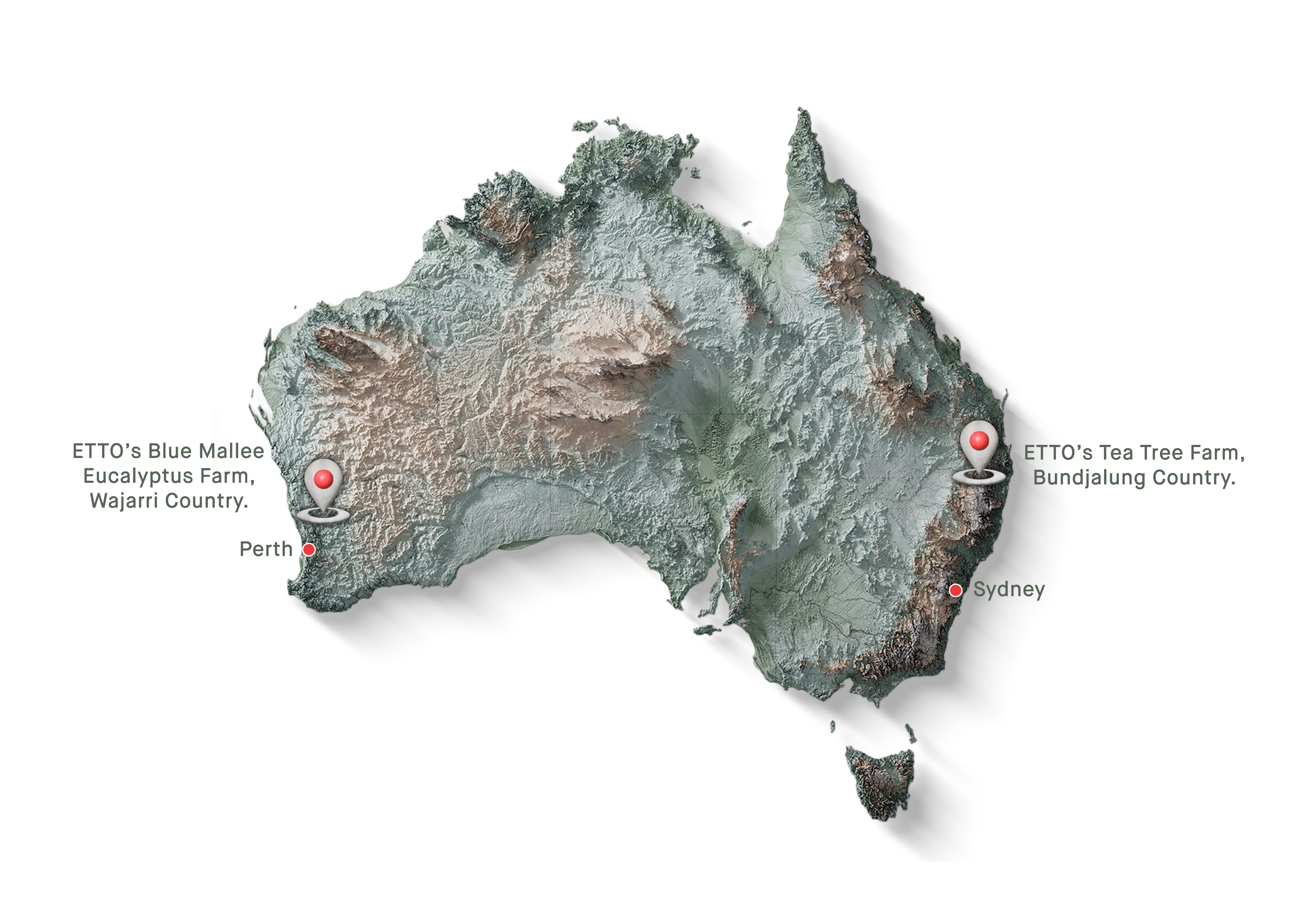 Etto Australia Map