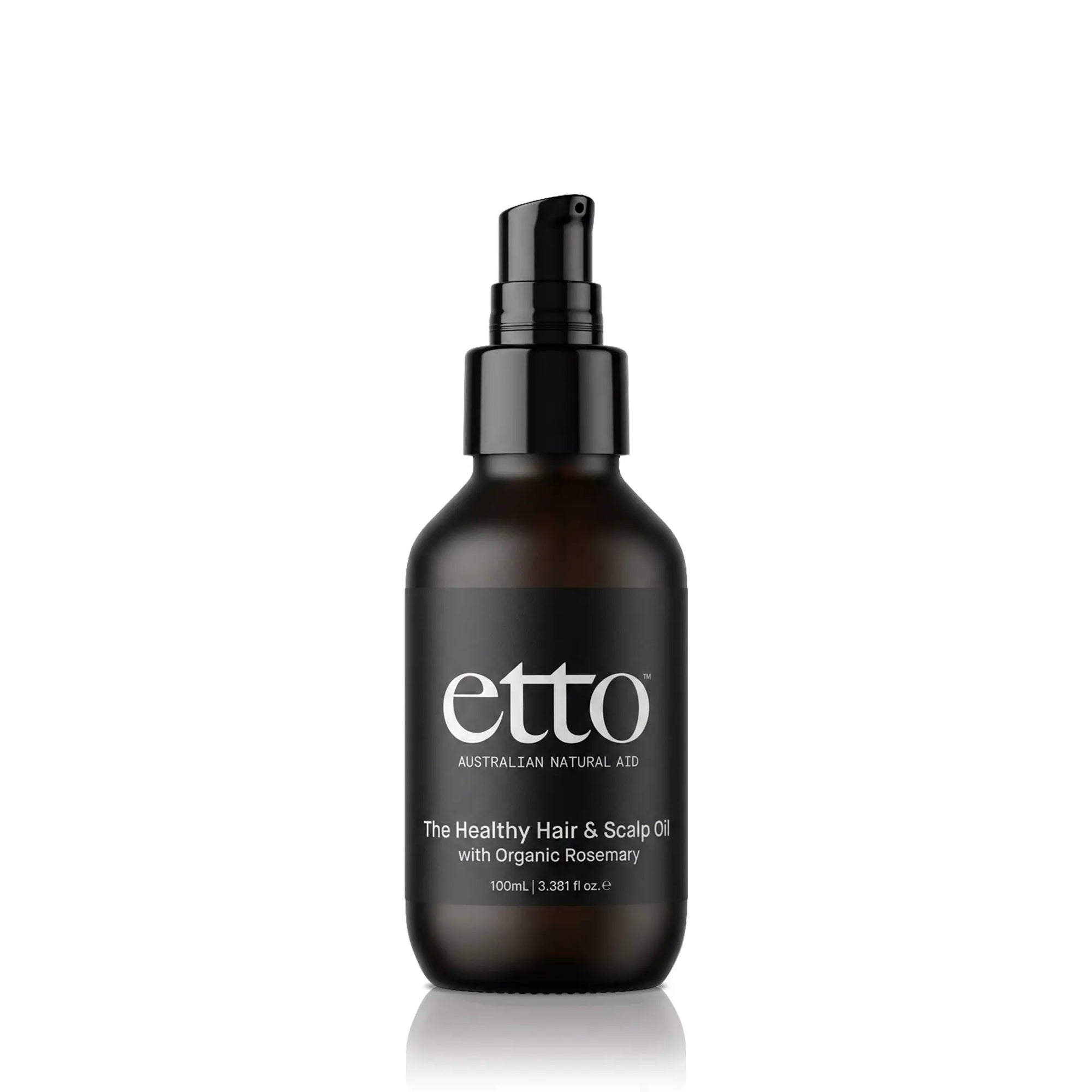 The Healthy Hair & Scalp Oil & Soft Silicone Scalp Massage Tool | Organic Rosemary & Coconut