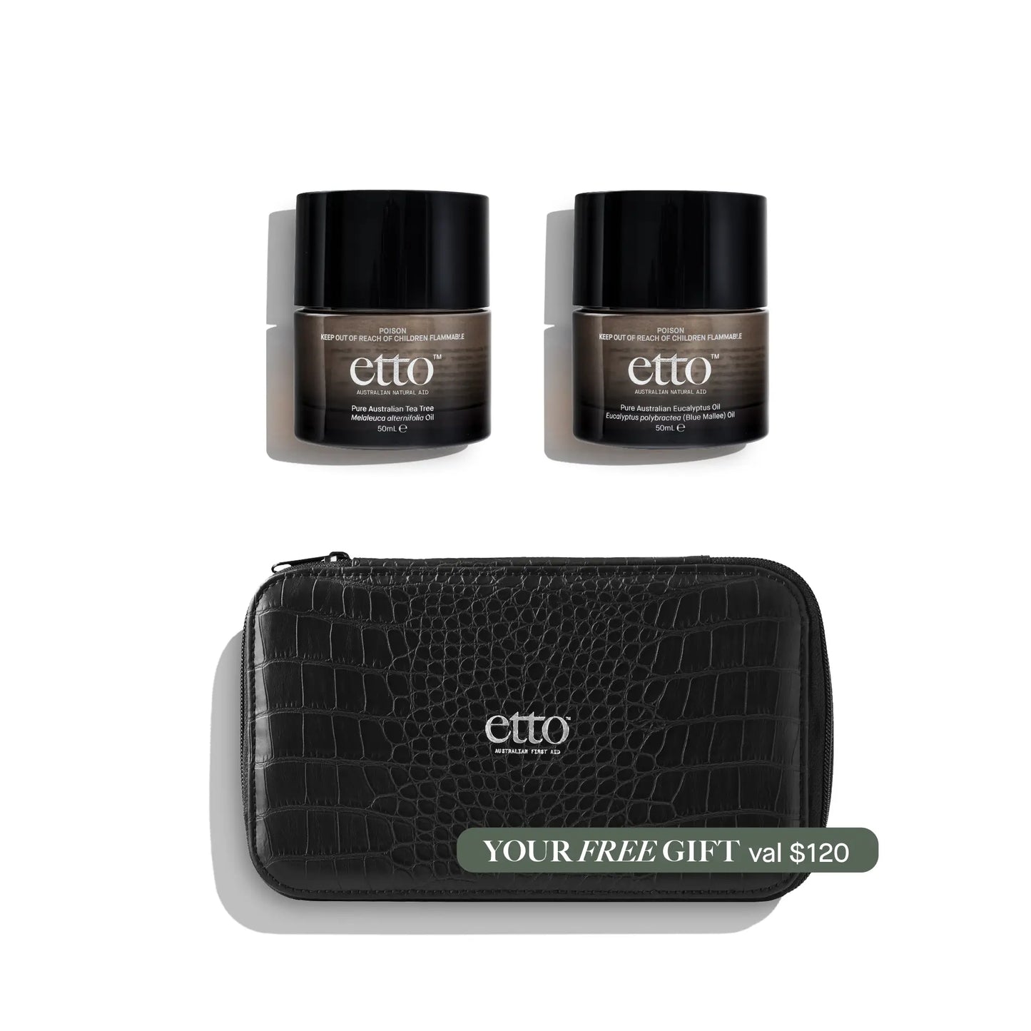 The Pure Oils Deluxe Duo in Premium Toiletries Box