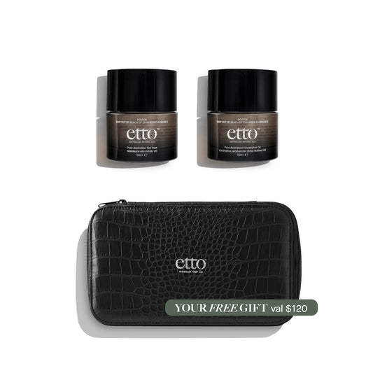 The Pure Oils Deluxe Duo in Premium Toiletries Box