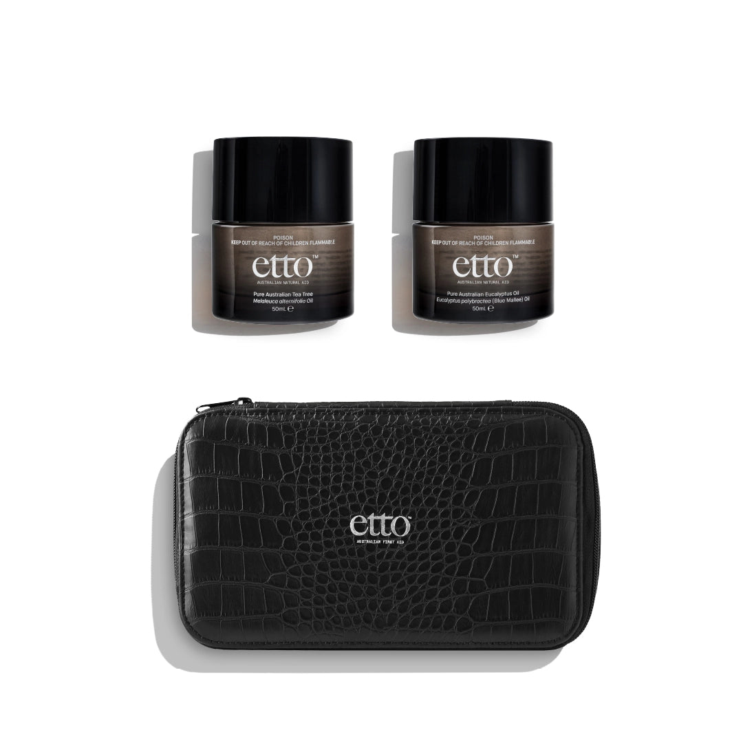 The Pure Oils Deluxe Duo in Premium Toiletries Box