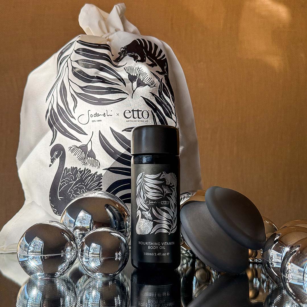 ETTO X Sodashi Nourishing Body Vitamin Oil | Smooth & Glowing Skin, *Limited Edition*