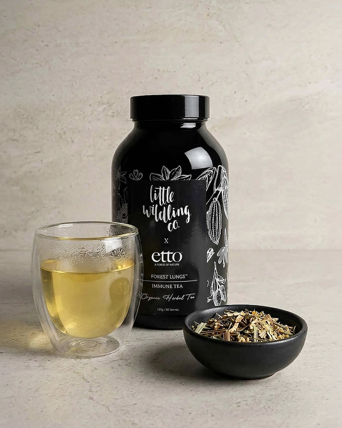 Forest Lungs Immune Tea, Soothing & Remedial, Eucalyptus, Echinacea & Elderflower